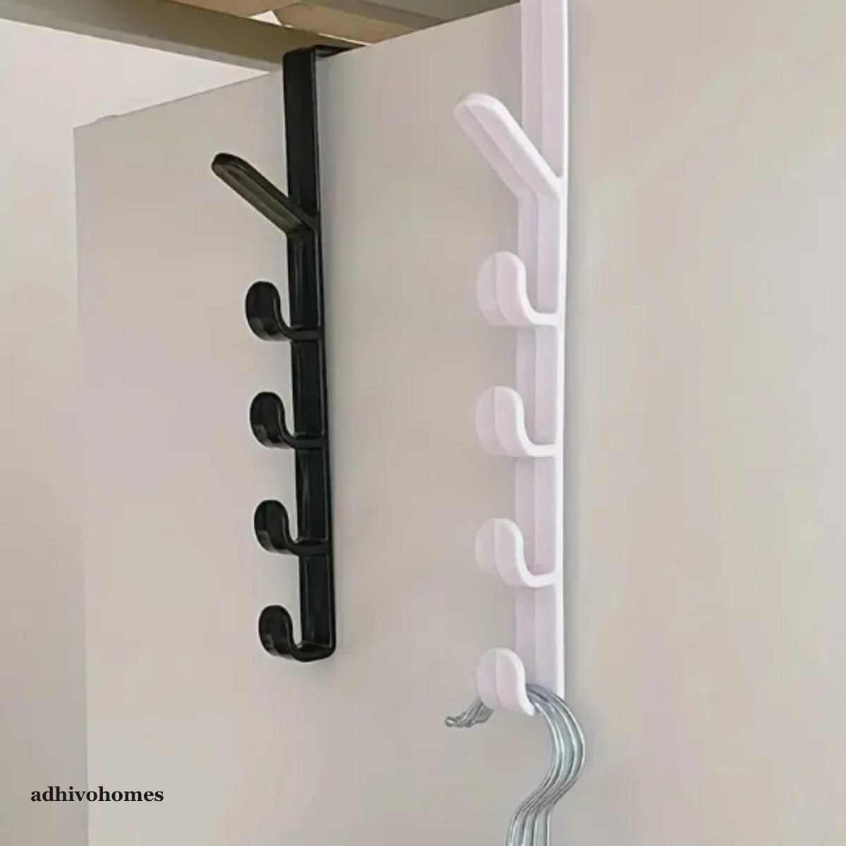 Over Door Hook Rack — Coat & Towel Hanger (No Screw)