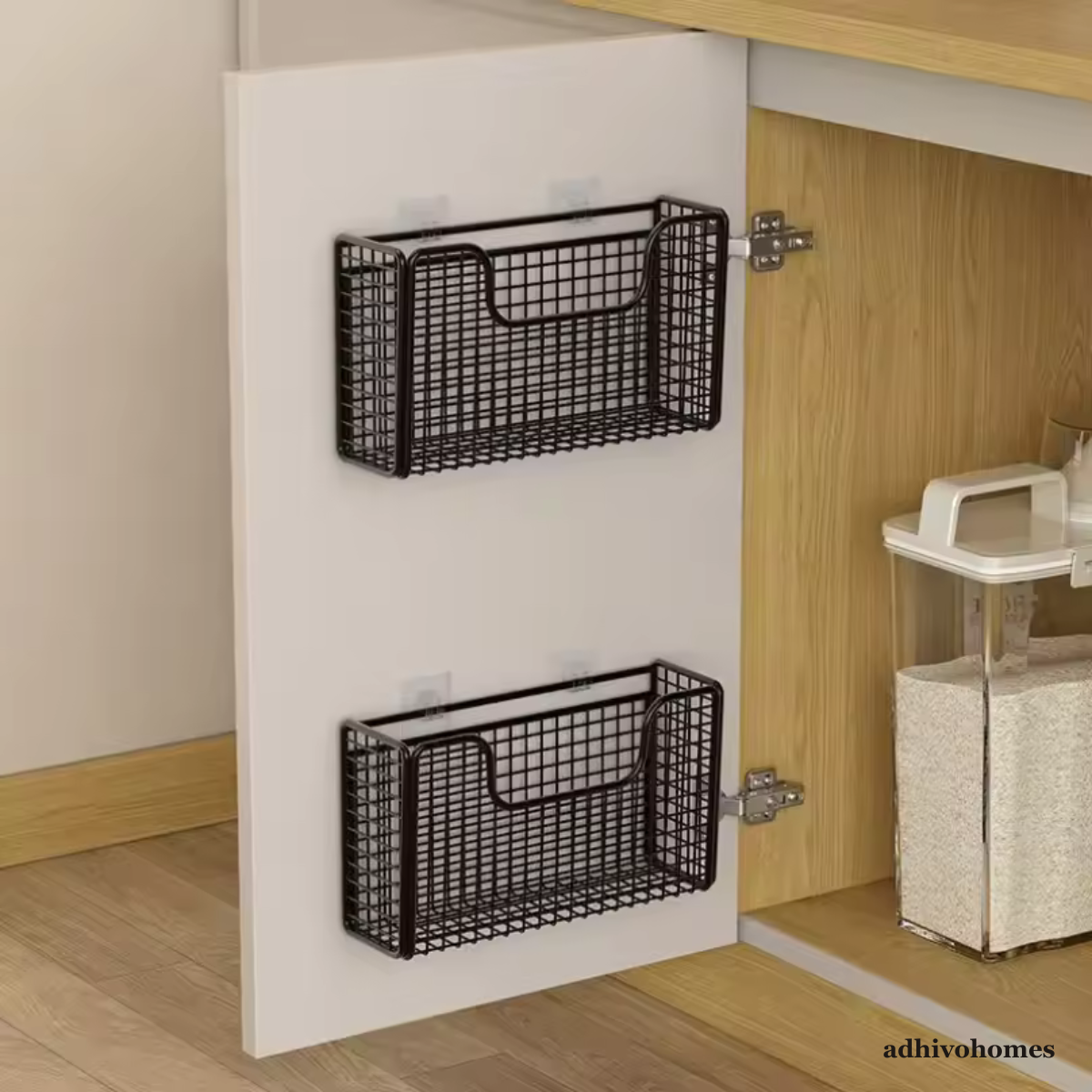 Cabinet Door Storage Rack — No-Drill Wall-Mounted Organiser