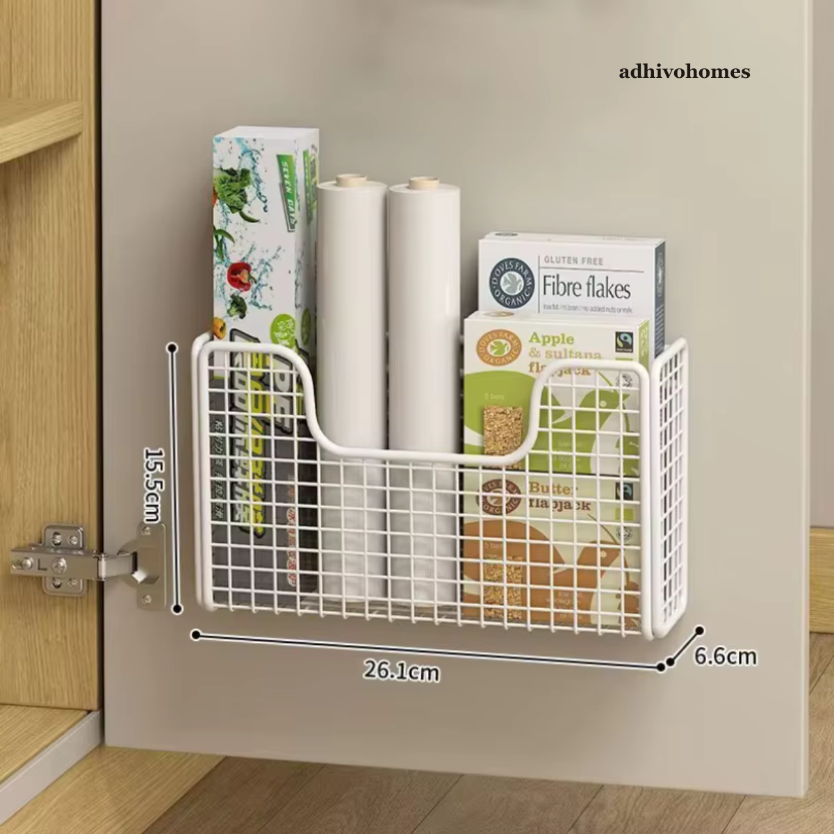 Cabinet Door Storage Rack — No-Drill Wall-Mounted Organiser