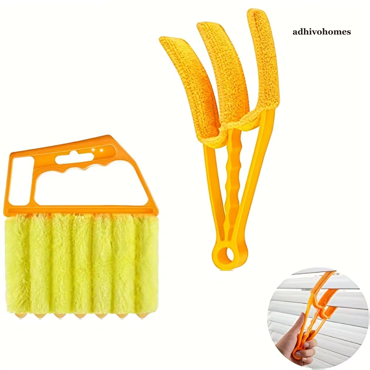 7-Finger Blind Cleaner Brush — Window & Venetian Blind Duster (2 Pack)