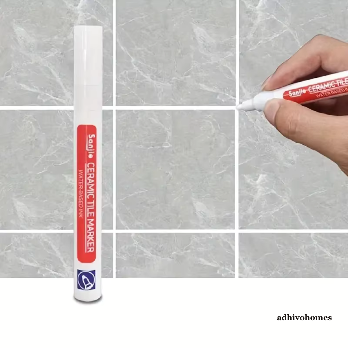 Grout Repair Pen — Tile Grout Sealer & Refinisher (3 Pack)