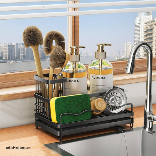Kitchen Sink Organiser — Countertop Caddy & Drain Rack