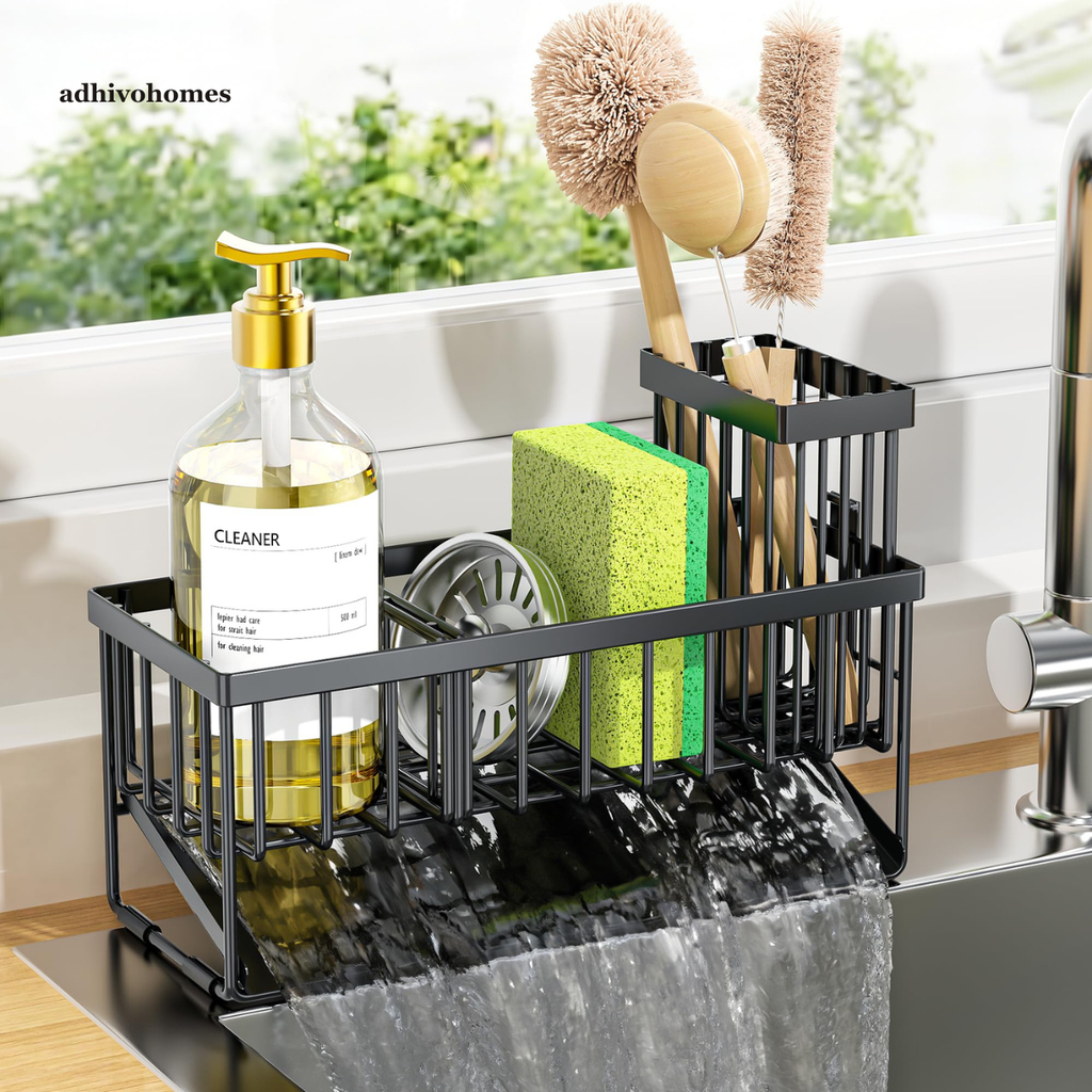 Kitchen Sink Organiser — Countertop Caddy & Drain Rack